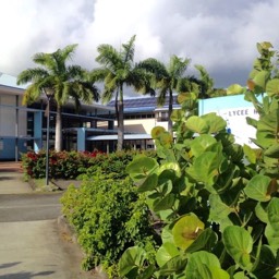 Entrée du Lycée Archipel Guadeloupe Le Gosier